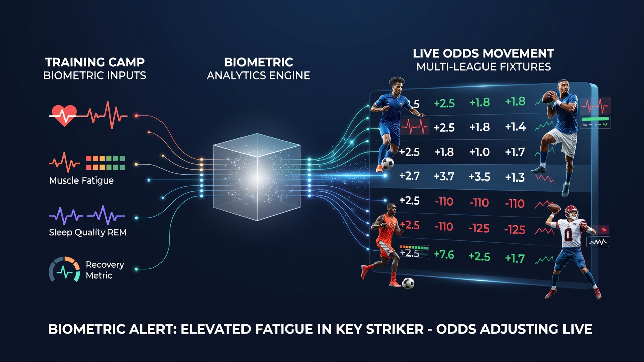 Live odds display on a betting terminal showing rapid adjustments during multi-league sports events