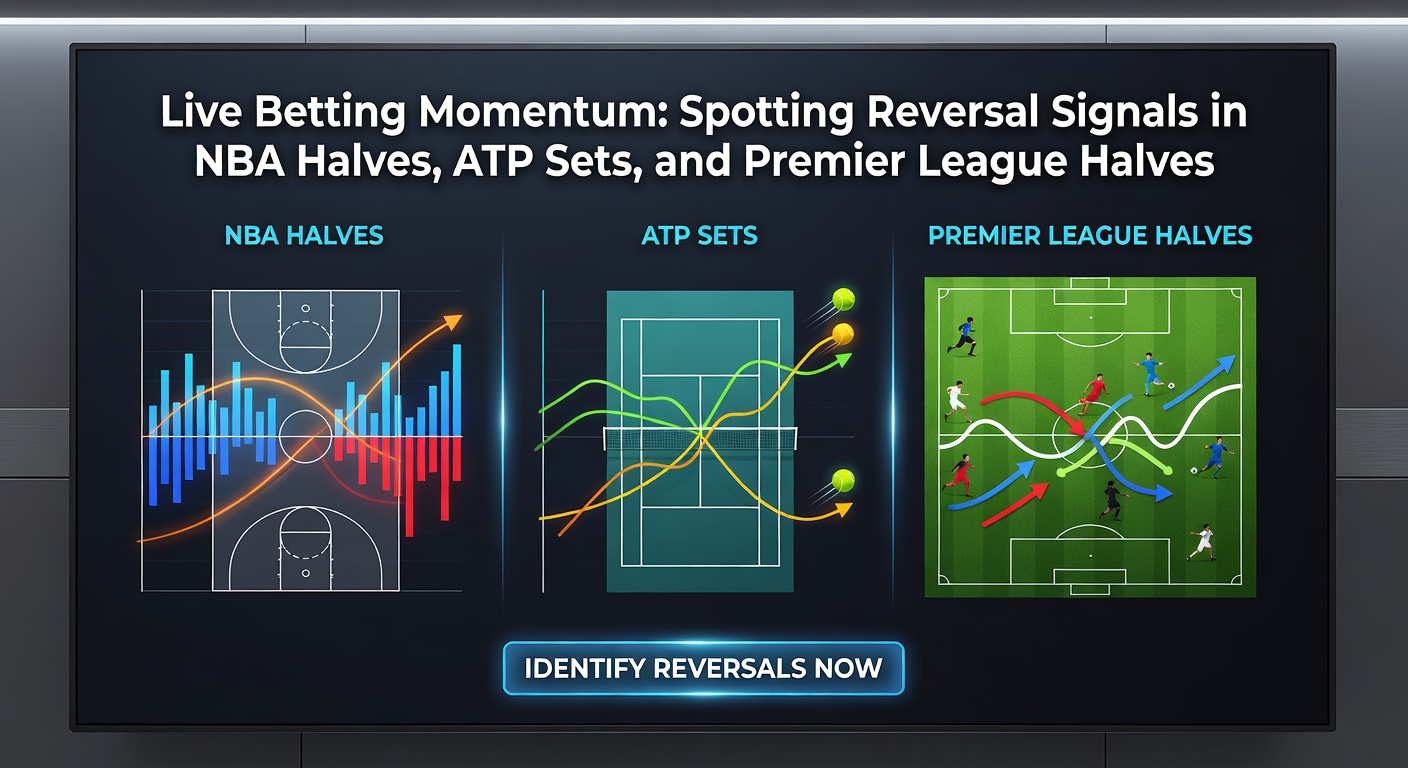 Tennis player mid-serve during an ATP set reversal, highlighting break point pressure with overlaid stats on hold percentages