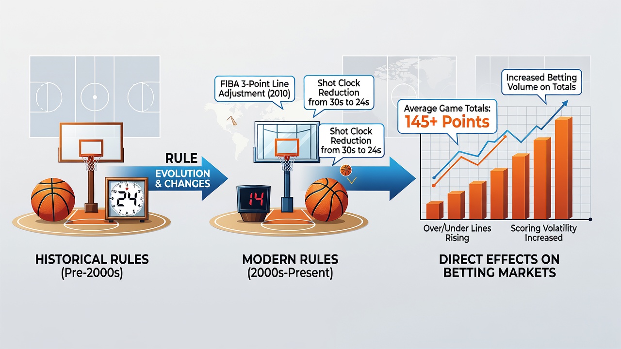 Tennis grand slam court showing scoreboard and officials managing tiebreak procedures under revised scoring rules